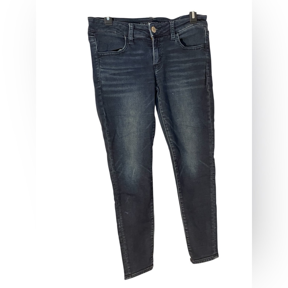 American Eagle Indigo Super Low Jeggings